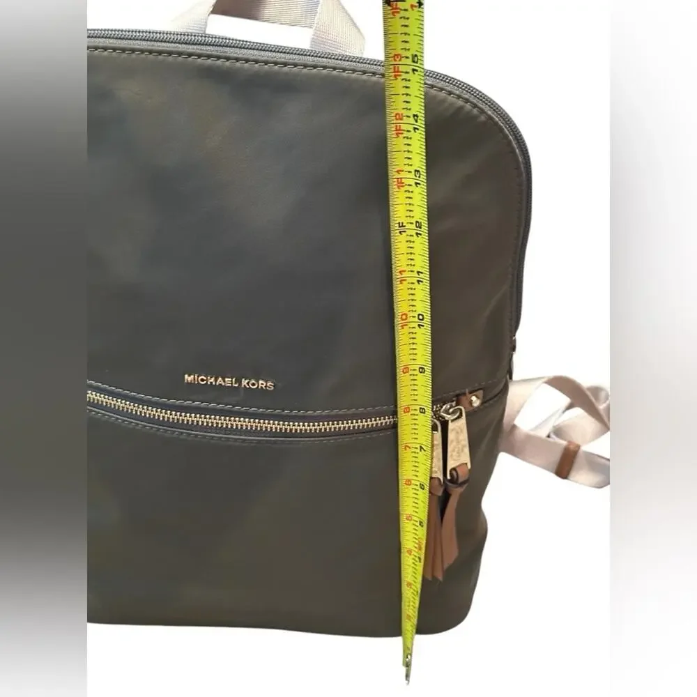 Michael Kors Olive Nylon Backpack